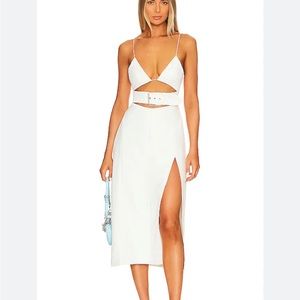 For Love & Lemons Natasha Midi Dress
